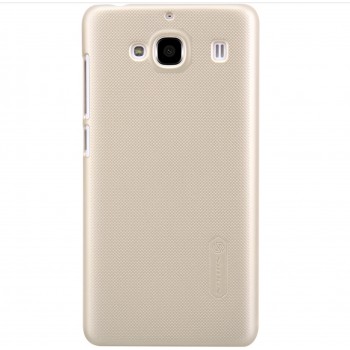 Redmi 2 dėklas auksinis "Nillkin" Frosted Shield + plėvelė